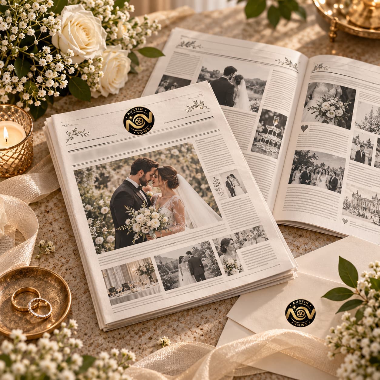 Digital Wedding Newspaper