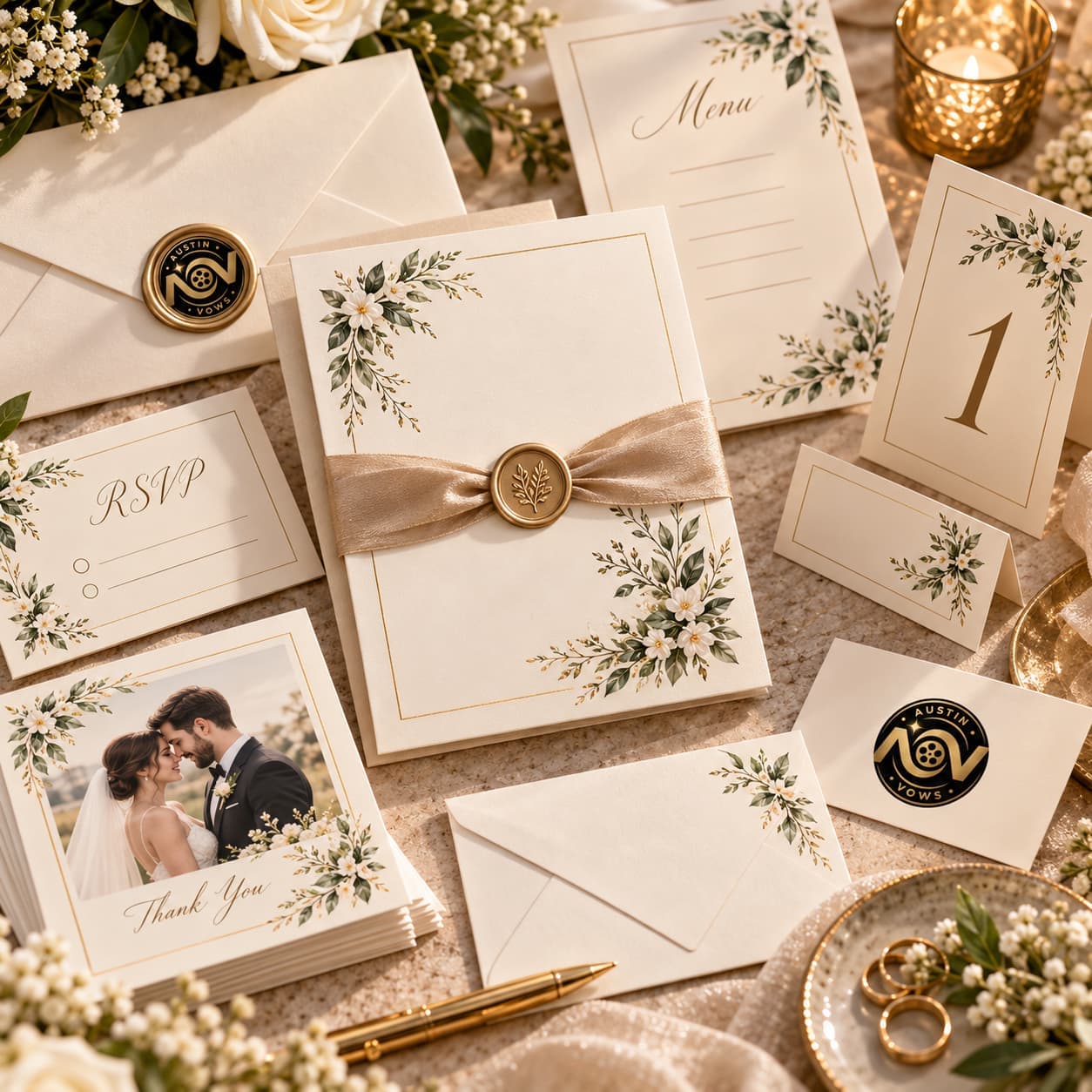 Complete Wedding Stationery Bundle